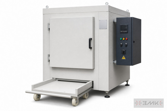 Муфельная печь ЗМКТЛТ СНОЛЭКС-997/1400-ВТ (997 л, 1400°C), камера 1380x850x850 мм